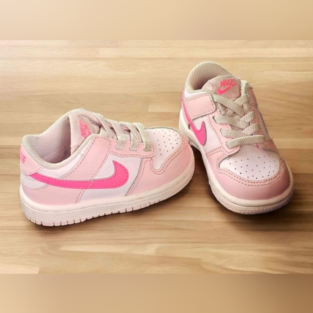 Triple Pink Nike Dunks - Toddler size 5C